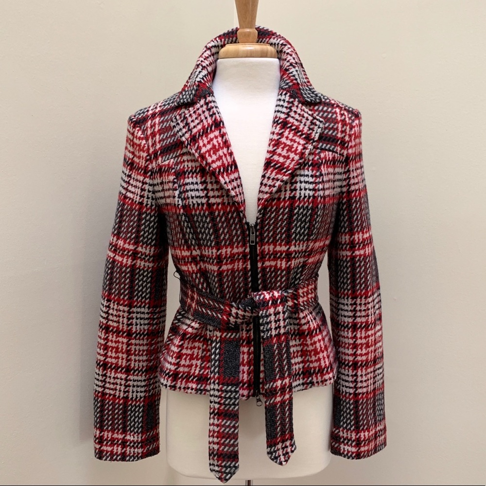 The Limited Plaid Wool Jacket
